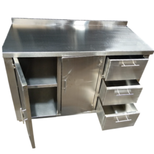 cabinet with swing door and drawer
