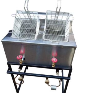 10 Litres Double Gas Deep Fryer (Commercial)