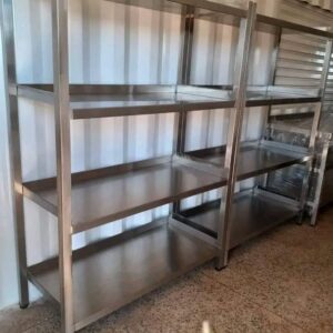 4-Tier Stainless Steel Kitchen Rack