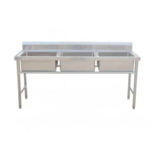 Stainless Steel 3 Bowl Kitchen Sink