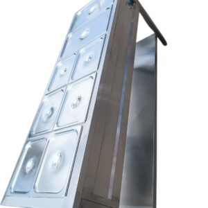 5 Inserts Stainless Steel Bain Marie Display Unit