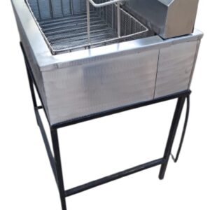 Stainless Steel Commercial Deep Fryer with Basket & Temperature Control System