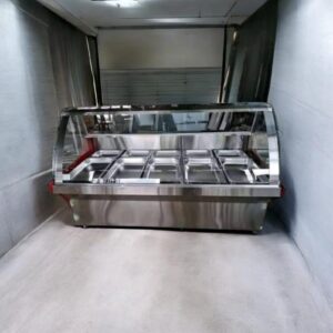 6FT x 3FT Stainless Steel Meat Chiller Display