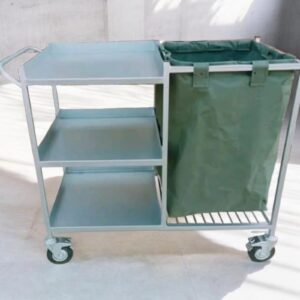 Hospital Linen & Utility Trolley with Removable Laundry Bag