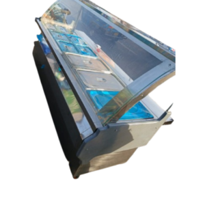 Stainless Steel Glass Top Commercial Food Warmer