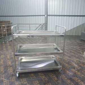 3 Tier Stainless Steel Food Trolley